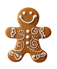 Obraz premium Decorated Gingerbread Man Cookie