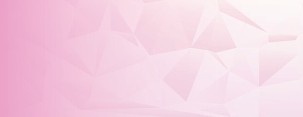 Geometric background with soft pink tones. The background features a polygonal texture. Pink background with a smooth gradient effect. Modern abstract geometric minimal background vector