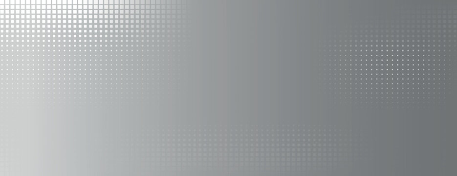 A gray background with a gradient texture, featuring a dotted pattern. The background is smooth and modern, with a gray, sleek background. Minimal halftone texture, halftone dotted background vector