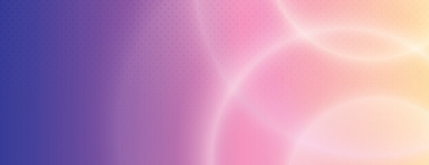 Obraz premium Gradient background with smooth blend of purple and pink. The background features soft, circular patterns and a dotted texture. Abstract circular gradient background, halftone dotted texture vector
