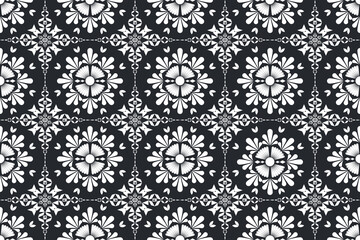 Damask geometric ornament. Navajo tribal vector seamless pattern. Native ornament. Ethnic South Western decor style. Vector seamless pattern. Mexican blanket, rug. Woven carpet