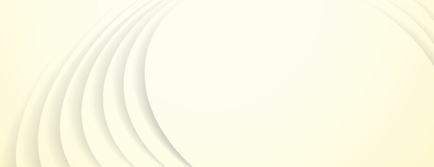 Pastel cream background with a smooth texture. The background features subtle curved lines, creating a gentle cream background. Abstract minimal curved layered texture background vector