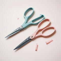 Obraz premium A pair of scissors on a white background 3