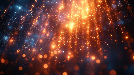 Firework. Sparks, shimmery radiance. A color shimmer.
