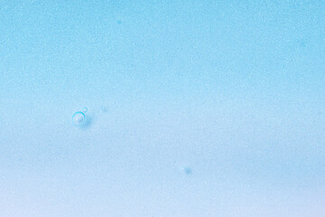 Blue gel, macro texture of cosmetics product