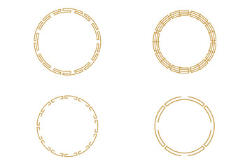 Chinese Oriental Border Frame Ornament  For Lunar Festival Decoration