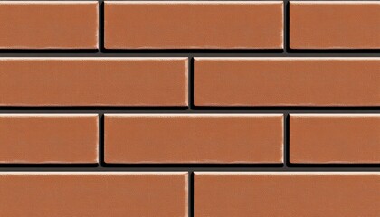 Seamless brick background texture in warm brown shades for design and decoration