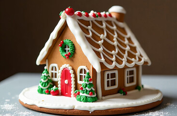 beautiful gingerbread house for christmas