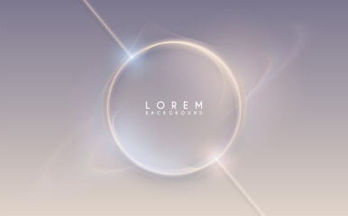 Abstract circle soft light lines background