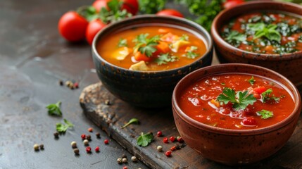 Autumn or fall season. The Comforting Soups and Stews