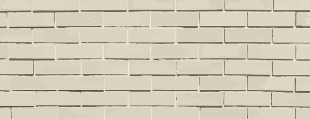 Beige brick background, background with a textured brick pattern, background in a soft beige color, giving a rustic beige look. Brick texture background vector wallpaper