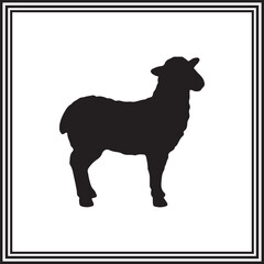 Goat baby vector illustration, goat farming.
