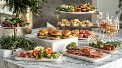 Elegant Party Platter with Delicious Appetizers