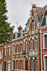 Façade Arras ville France maison