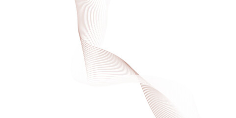 Fototapeta premium Abstract multicolor gradient wave lines vector background, twisted curve lines and blend effect, frequency sound wave lines, 3d contour line patterned background illustration. 