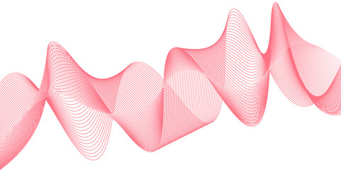 Abstract multicolor gradient wave lines vector background, twisted curve lines and blend effect, frequency sound wave lines, 3d contour line patterned background illustration.	