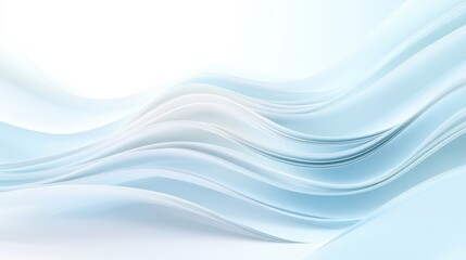 Fototapeta premium A blue wave with white ripples