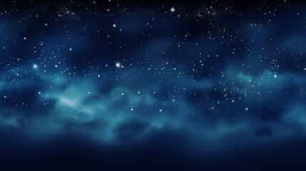 Obraz premium Night Sky with Stars and Cloudy Atmosphere