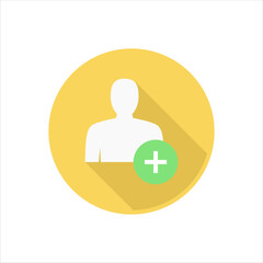 User add user interface desktop icon