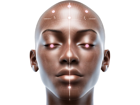 a close-up of a person's face