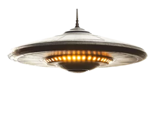 Fototapete a ufo shaped object with lights © Alexander