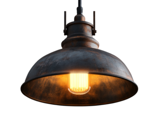 a light fixture with a light bulb