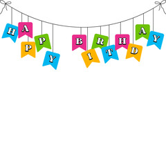 Happy Birthday Hanging Decoration