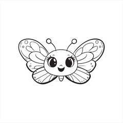 butterfly on white background