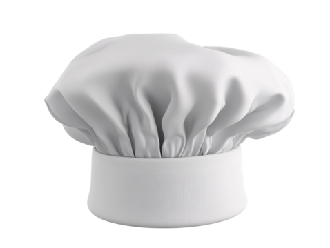 a white chef hat