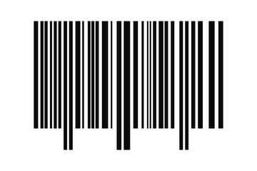 Barcode isolated on white background. Code stripes sticker. Barcode labels, customers qr code