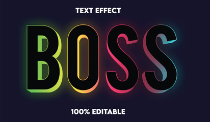 luxury editable text effect style