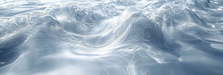 Obraz premium Abstract Transparent Water Texture on Surface