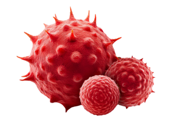 Cancer Cells isolated on a transparent or white background