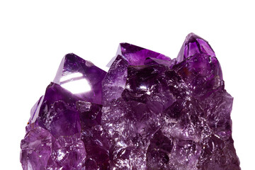 Fototapeta premium Mineral Rock Amethyst Purple Crystal