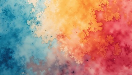 Vibrant abstract background with colorful splashes and gradients for creative use