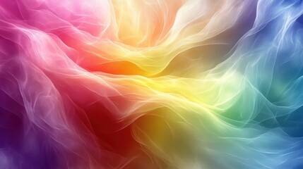 Fototapeta premium Abstract colorful wave background with rainbow colors.