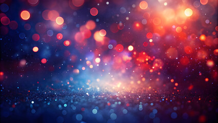 Obraz premium Mysterious Navy Background with Red-Purple Light Leaks and Dust. Perfect for: New Year's Eve, masquerade balls, romantic dinners