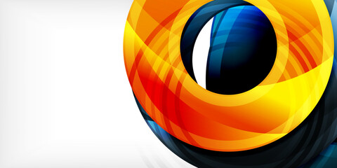 Circles, round elements, ring shapes premium background. Vector Illustration For Wallpaper, Banner, Background, Card, Book Illustration, landing page