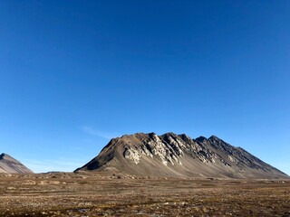 Mountain and blue sky