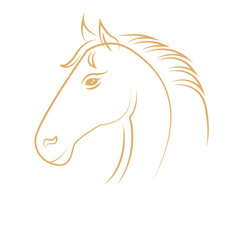 Chinese New Year. 2026, the year of the horse. Vector