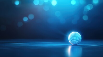 Virtual Squash Training Concept with Glowing Ball