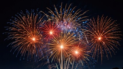 fireworks happy new year