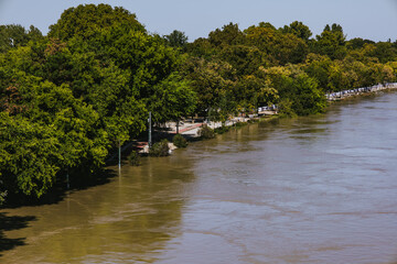 river in the village