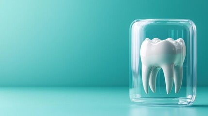 Transparent Mouthguard in Clear Protective Case