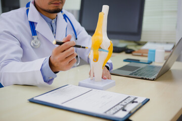 The knee is a complex joint that connects the thigh bone to the shin bone. It allows for bending...