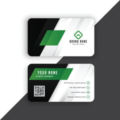 Double-sided creative business card template. Portrait and landscape orientation. Horizontal and vertical layout. Vector illustration