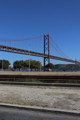 a large bridge over the river