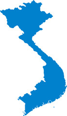 Obraz premium 베트남 지도