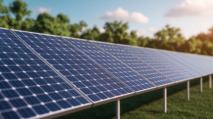 Artistic Solar Cells Installation in Nature