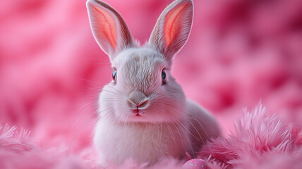 Obraz premium A pet and Easter.